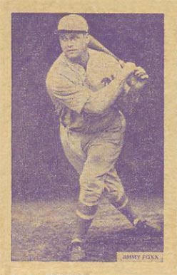 1933 Uncle Jacks Candy Jimmie Foxx # Baseball Card