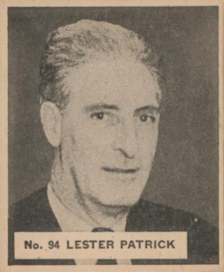 1937 World Wide Gum Lester Patrick #94 Hockey Card
