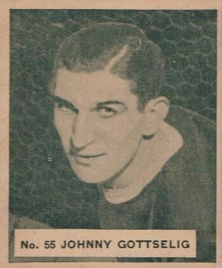 1937 World Wide Gum Johnny Gottselig #55 Hockey Card