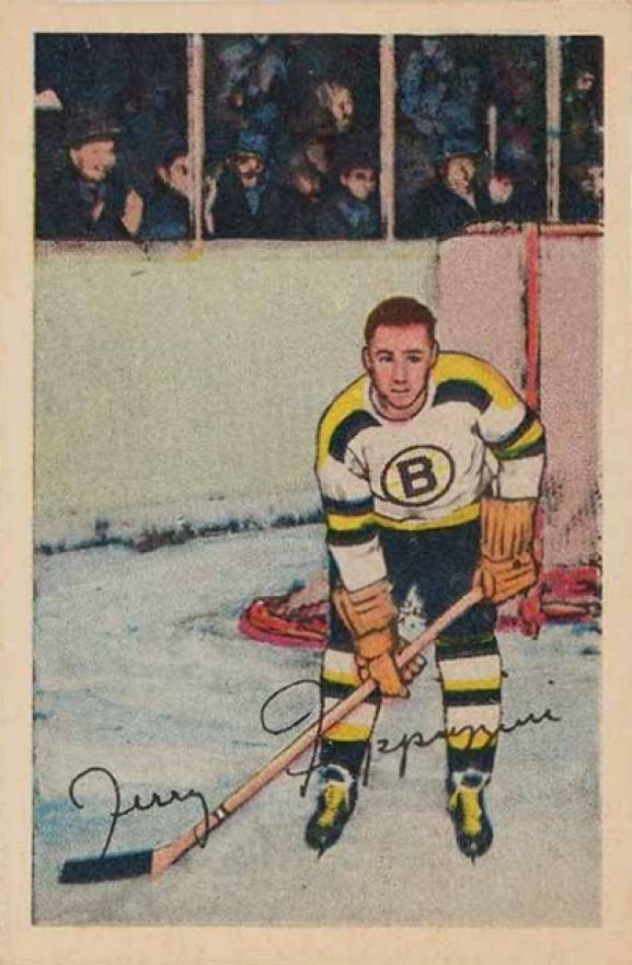 1952 Parkhurst Zellio Toppazzini #73 Hockey Card