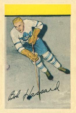 1952 Parkhurst Bob Hassard #105 Hockey Card