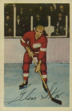 1952 Parkhurst Glen Skov #63 Hockey Card
