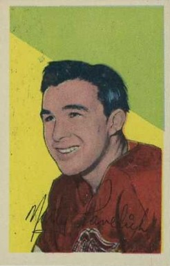 1952 Parkhurst Marty Pavelich #66 Hockey Card