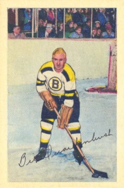 1952 Parkhurst Bill Quackenbush #68 Hockey Card