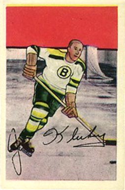 1952 Parkhurst Joe Klukay #75 Hockey Card