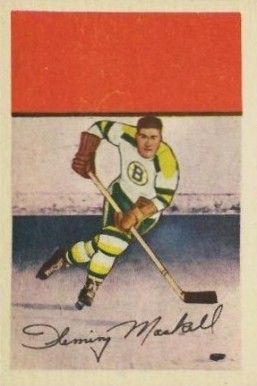 1952 Parkhurst Fleming Mackell #82 Hockey Card