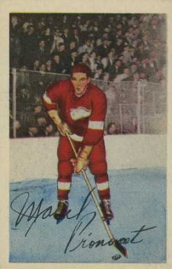 1952 Parkhurst Marcel Pronovost #61 Hockey Card