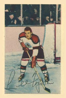 1952 Parkhurst Lee Fogolin #55 Hockey Card