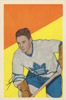 1952 Parkhurst Jim Thomson #43 Hockey Card