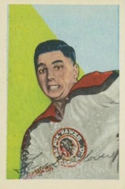 1952 Parkhurst Fred Glover #40 Hockey Card