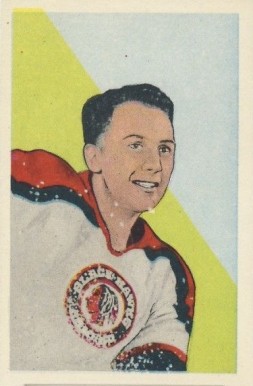 1952 Parkhurst Gus Mortson #39 Hockey Card