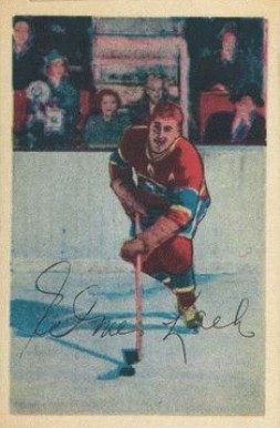 1952 Parkhurst Fred Hucul #26 Hockey Card