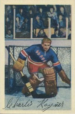 1952 Parkhurst Chuck Rayner #22 Hockey Card