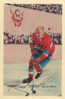 1952 Parkhurst Bud Macpherson #11 Hockey Card