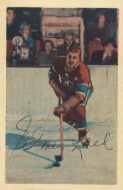 1952 Parkhurst Elmer Lach #6 Hockey Card