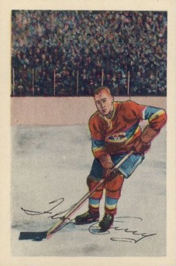 1952 Parkhurst Floyd Curry #7 Hockey Card