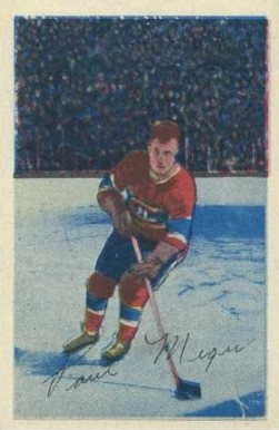 1952 Parkhurst Paul Meger #4 Hockey Card
