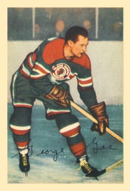 1953 Parkhurst George Gee #83 Hockey Card