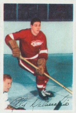 1953 Parkhurst Alex Delvecchio #47 Hockey Card