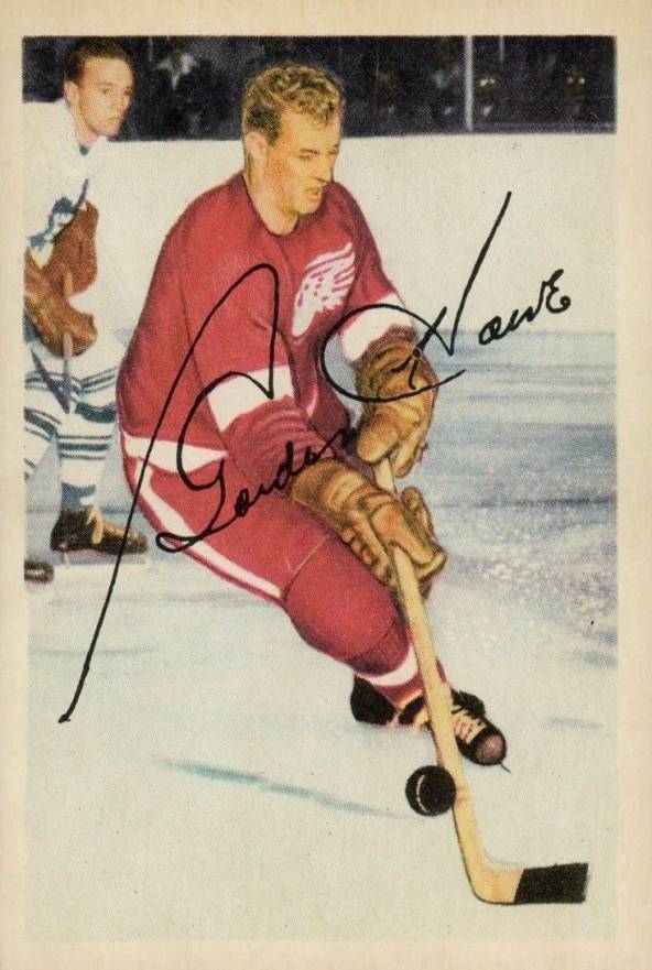 1953 Parkhurst Gordie Howe #50 Hockey Card