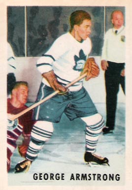 1953 Parkhurst George Armstrong #11 Hockey Card