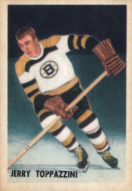 1953 Parkhurst Jerry Toppazzini #98 Hockey Card