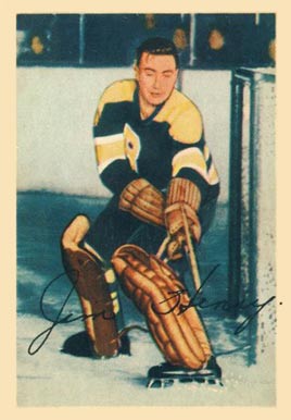 1953 Parkhurst Jim Henry #86 Hockey Card