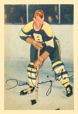 1953 Parkhurst Dave Creighton #85 Hockey Card