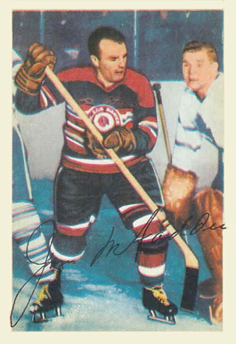 1953 Parkhurst Jim McFadden #77 Hockey Card