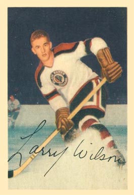 1953 Parkhurst Larry Wilson #74 Hockey Card