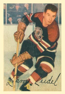 1953 Parkhurst Larry Zeidel #73 Hockey Card