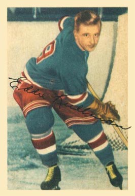1953 Parkhurst Ed Kullman #61 Hockey Card