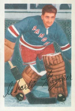 1953 Parkhurst Chuck Rayner #59 Hockey Card