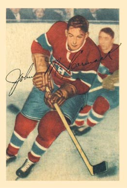 1953 Parkhurst John McCormack #34 Hockey Card