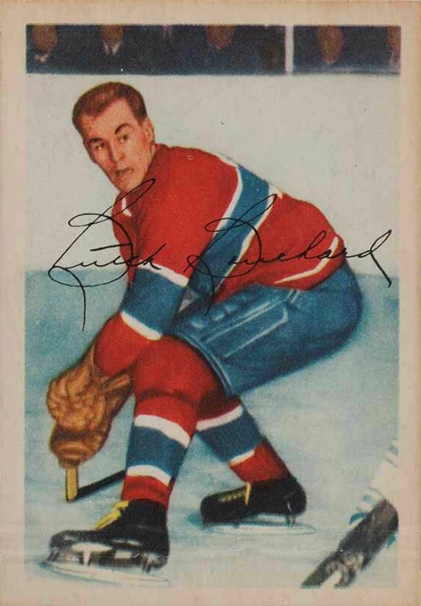 1953 Parkhurst Butch Bouchard #32 Hockey Card