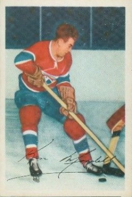 1953 Parkhurst Ken Mosdell #33 Hockey Card