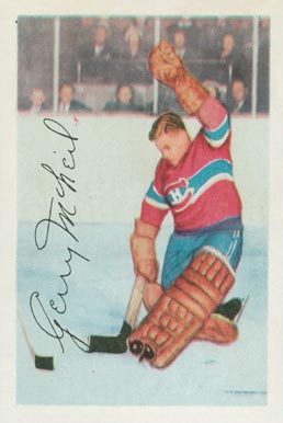 1953 Parkhurst Gerry McNeil #25 Hockey Card