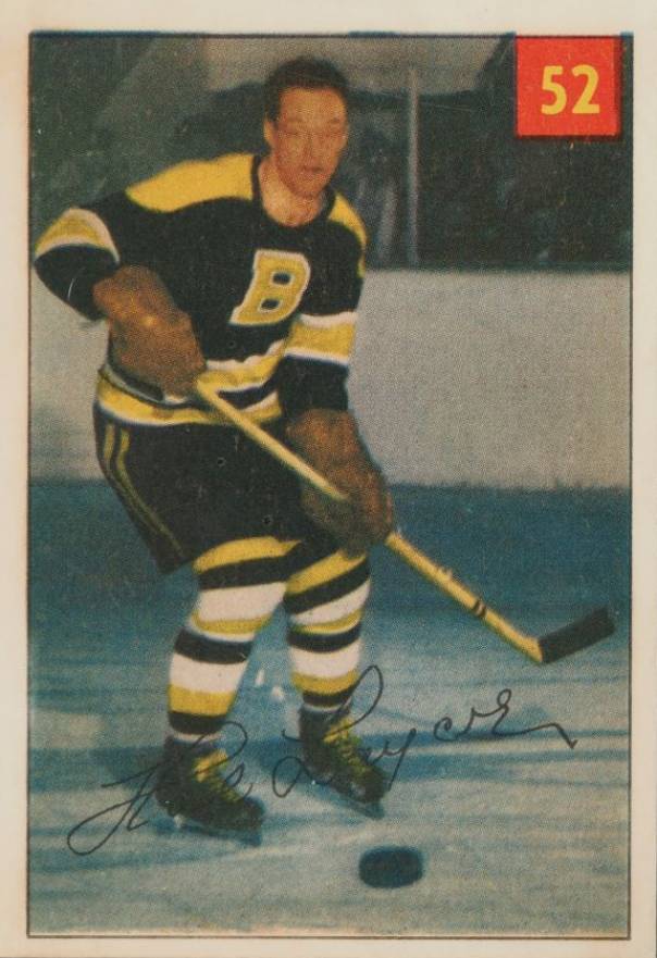 1954 Parkhurst Hal Laycoe #52 Hockey Card