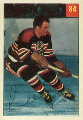 1954 Parkhurst Lee Fogolin #84 Hockey Card