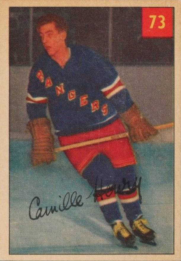 1954 Parkhurst Camille Henry #73 Hockey Card
