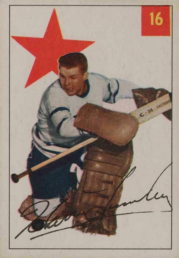 1954 Parkhurst Harry Lumley #16 Hockey Card