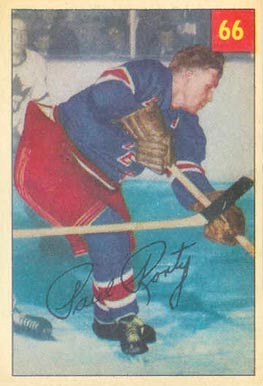 1954 Parkhurst Paul Ronty #66 Hockey Card