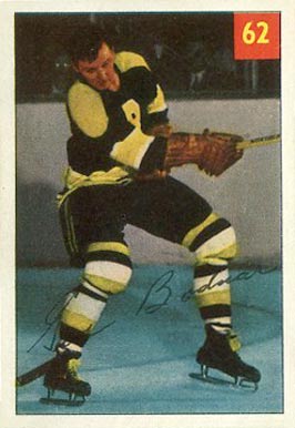 1954 Parkhurst Gus Bodnar #62 Hockey Card