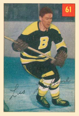 1954 Parkhurst Leo Labine #61 Hockey Card