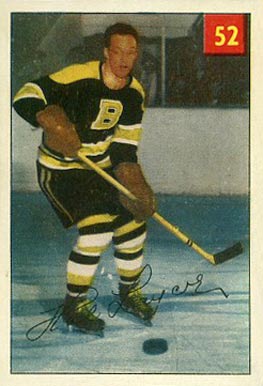 1954 Parkhurst Hal Laycoe #52 Hockey Card