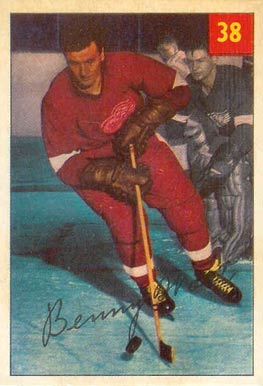 1954 Parkhurst Benny Woit #38 Hockey Card