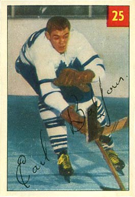 1954 Parkhurst Earl Balfour #25 Hockey Card