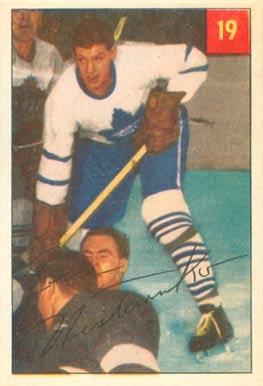1954 Parkhurst Eric Nesterenko #19 Hockey Card