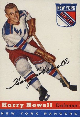 1954 Topps Harry Howell #3 Hockey Card