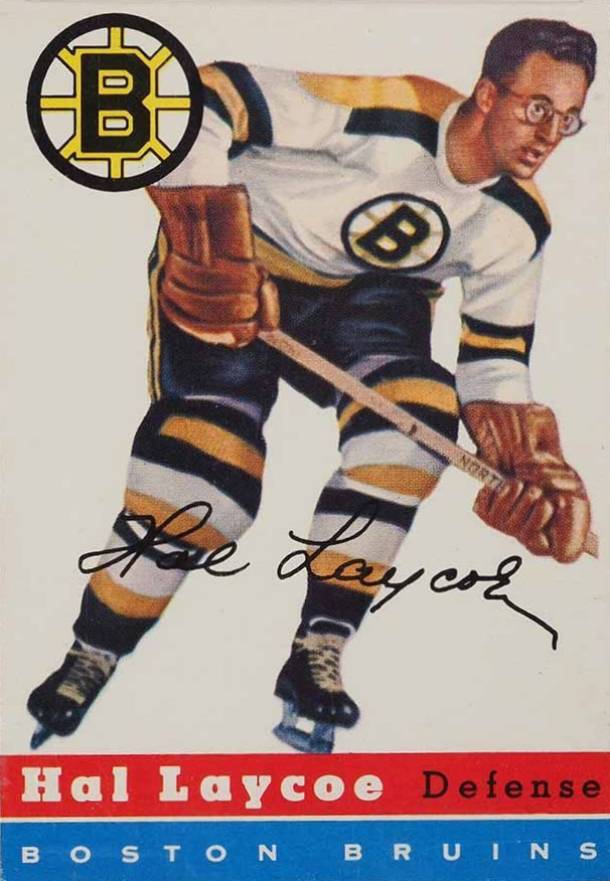 1954 Topps Hal Laycoe #38 Hockey Card